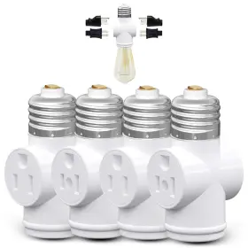614167645488 ERQILUJI Pack Light Socket Plug Adapter