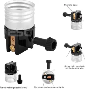 618028458224 ESC Pack Socket Lamp Base Interior #3