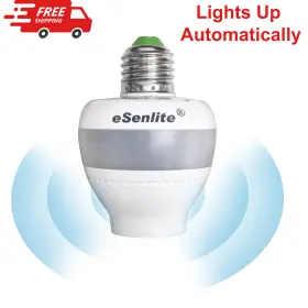 EE101WLS ESENLITE Motion Sensor Light Socket Radar Screw Led