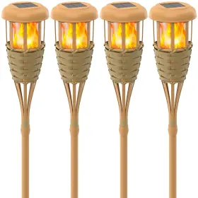 B09CF2JPVQ EVELYNSUN Solar Torch Lights Flickering Flame Yard