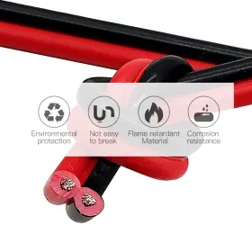 534421309034 EVZ Gauge Extension Wire Conductor Parallel Cord #2