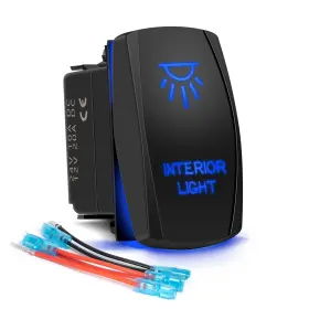 LB6-B FABOOD Interior Rocker Switch Laser Led Light