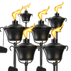 B0DBKKWHVX FALBAWR Citronella Torches Set Stake