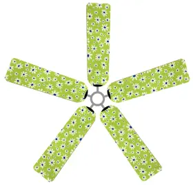 858044005075 FAN BLADE DESIGNS Daisies Ceiling Covers