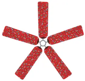 858044005082 FAN BLADE DESIGNS Butterflies Ceiling Covers