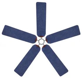 8R-EXIG-Z764 FAN BLADE DESIGNS Denim Ceiling Covers