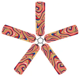 858044005273 FAN BLADE DESIGNS Swirling Rainbow Ceiling