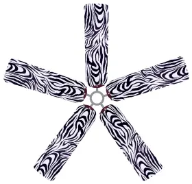 858044005501 FAN BLADE DESIGNS Zebra Ceiling Covers