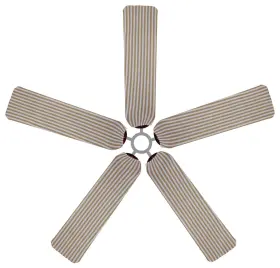 858044005549 FAN BLADE DESIGNS Stripes Ceiling Covers