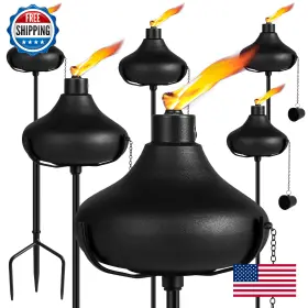 B0CD23G5FJ FAN-TORCHES Torch Set Garden Patio