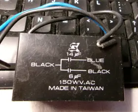 23365 FANTEC Dual Capacitor Wire Unit Box