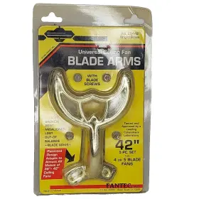 29442 FANTEC Ceiling Fan Blade Arms Screws Bright Set