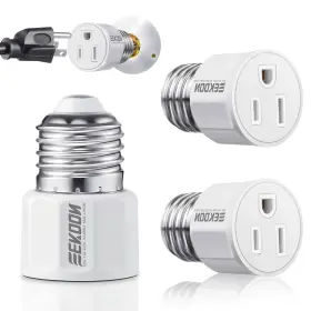 FEEKOON-OUTLET-0082 FEEKOON Pack Prong Light Bulb Socket FEEKOON-OUTLET-0082 FEEKOON Pack Prong Light Bulb Socket