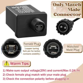 445045087020 FEEKOON Pack Led Power Supply Transformer Plug #3