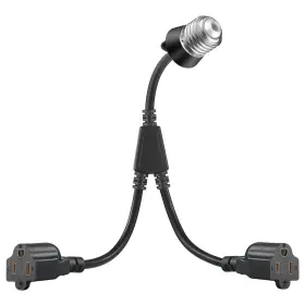 DC-FEEKOON-0086 FEEKOON Light Socket Adapter Prong Outlet