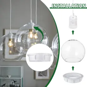 313036447405 FINELUX LIGHTING CO Light Socket Shade Ring Base #3