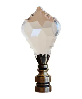 F500AB FINIAL SHOWCASE Swarovski Crystal Gothic Cross Antique