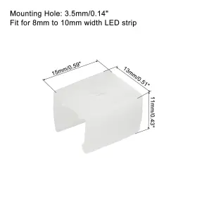 617662931537 FIPUX Pack Mounting Bracket Fixing Clamps Led #2