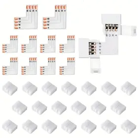 763565274940 FNTEK Led Connectors Right Angle Corner Adapt