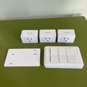 C-10785US FOSMON Wireless Outlet Plug Braille Wall Switches