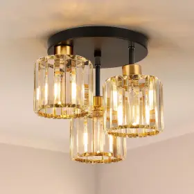 B0CJM6D1MH FOUCASAL Semi Flush Mount Ceiling Light Crystal