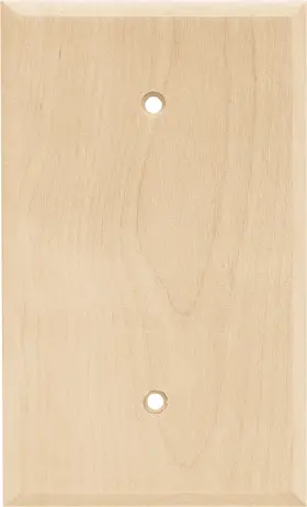 W10402-UN-C FRANKLIN BRASS Unfinished Wood Square Single Wall