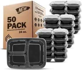 812096035398 FRESHWARE Meal Containers Pack Food Storage