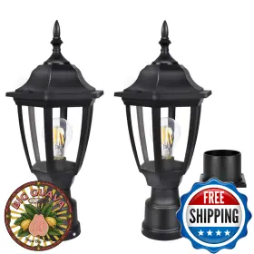 B07KWLXHNS FUDESY Post Light Fixture Pier Mount Electric Lamp