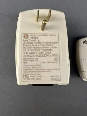 RF100 GE Rf Wireless Outlet Receiver Key Chain Transmitter #3