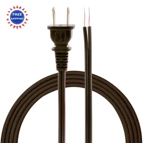 54616 GE Power Gear Lamp Cord Polarized Plug Prong Repair