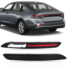 GG-ACCORDRM-2301 GEEGEETOP Smoked Lens Led Rear Reflector Fog