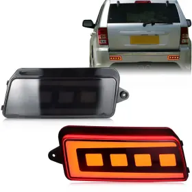GG-JEEPRF05100404 GEEGEETOP Lens Led Drl Rear Reflector Fog