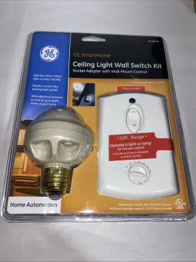51137 GENERAL Electric Ceiling Light Wall Switch Kit