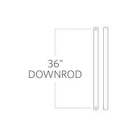 445049941946 GENERATION LIGHTING Steel Extension Downrod