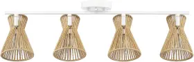 64000050 GLOBE ELECTRIC Track Lighting Natural Twine Shades