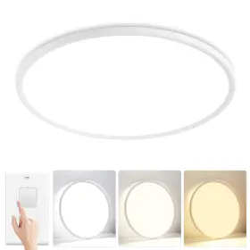 B0F13FNJ55 GLOWALL Flush Mount Ceiling Light Dimmable