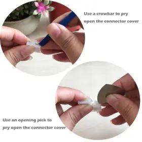 738630807149 GOOCHAN Led Connector Right Ang Kit #3