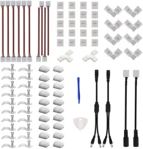 738630807149 GOOCHAN Led Connector Right Ang Kit