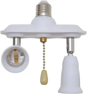 445033117128 GOOZEGG Exbadger Chain Light Socket Adapter Dual