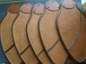 HC-1993 GULF COAST Moroccan Ceiling Fan Paddles Rattan #3