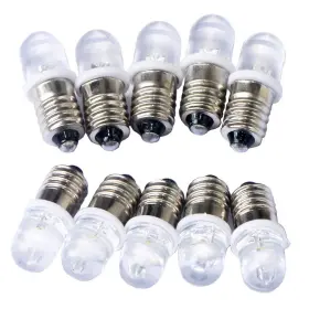 Gutreise 5820 10pcs E10 Screw 3v Warm White Spot 10 Count Pack Of 1 Gutreise 5820 10pcs E10 Screw 3v Warm White Spot 10 Count Pack Of 1