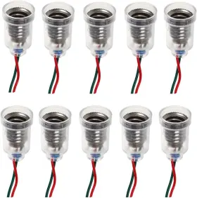 611040125556 GUTREISE Pack Led Screw Mount Bulbs Holder Wire