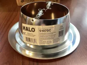 5107SC HALO Recessed Recess Specular Reflector Flange