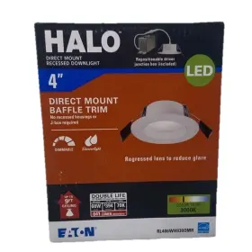 RL406WH930DMR HALO Led Dimmable Damp Mount Recessed Recess
