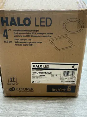 SMD4RTRMWH HALO Recessed Recess Pack