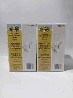 008938293402 HAMPTON BAY Track Light Head Duel Arm Gimbal