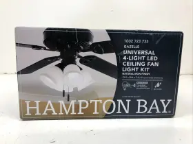 1002723735 HAMPTON BAY Gazelle Led Ceiling Fan Light Natural