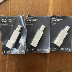 1004612901 HAMPTON BAY Track Conduit Power Finish Watts