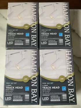 1008362347 HAMPTON BAY Led Linear Track Light Mini Step Head