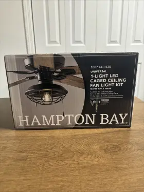 52229 HAMPTON BAY Caged Ceiling Fan Led Light Kit
